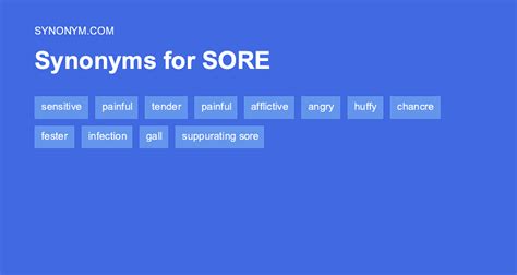 antonym of sore|antonym for sore.